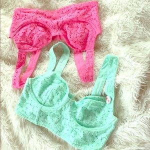 VS Pink crop tops bralette bra medium